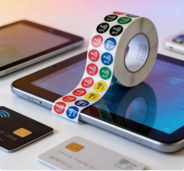 NFC Tags 25mm Programmable RFID Sticker