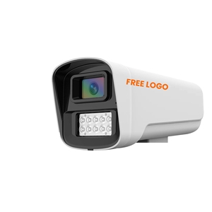 Caméra de sécurité IP POE professionnelle 3MP avec détection de température et d'humidité, panneau frontal métallique, micro intégré pour la sécurité domestique - Product Image 1