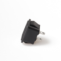 LZ-14-9F1 Panel Mount Plug Adaptateur IEC Inlet Module Plug Power Connecteur Socket Droite C14 AC 250V 2 Broches Industrielle Noir 10A