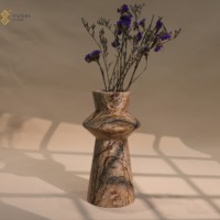Vase à fleurs et bouteilles à thé en marbre doré à la française, design moderne fait à la main par YUSHI, pour la décoration de la maison, cadeaux
