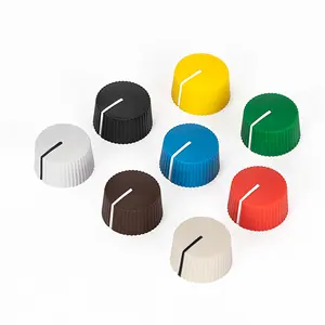 Manopole per armadio Vintage con albero da 6.35MM manopole per chitarra effetto per miscelatore a pedale manopola di controllo per potenziometro in plastica - Product Image 1