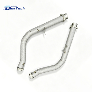 ท่อดาวน์ไปป์สำหรับรถเมอร์เซเดสเบนซ์ G63 W463A AMG V8 4.0L M177แฝดเทอร์โบ304สเตนเลสท่อไอเสียสำหรับรถแข่ง - Product Image 2