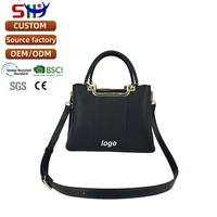 Sac à main de luxe pour femme en cuir véritable avec logo personnalisé, sac hobo sous le bras, sac à bandoulière de haute qualité, tendance, design de créateur