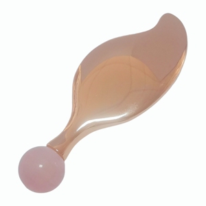 อุปกรณ์ทาครีมบำรุงรอบดวงตา ลูกกลิ้งโรสควอตซ์ธรรมชาติ เครื่องนวดโลหะสำหรับรอบดวงตา - Product Image 6