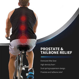 Confortable en mousse de Gel souple rembourré en cuir absorbant les chocs <span class=keywords><strong>vtt</strong></span> vélo pliant vélo de route <span class=keywords><strong>selle</strong></span> de vélo - Product Image 4