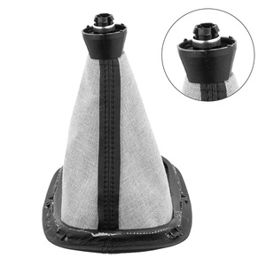 Leather Gear <b>Shift</b> <b>Knob</b> Cover For Volkswagen Passat B5 96-05 5 Speed 6 Speed Dustproof Black - Product Image 5