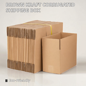 Boîtes d'expédition en carton ondulé kraft brun à paroi simple 13*8*9cm pour emballage express, vente en gros, pour vernis à <span class=keywords><strong>ongles</strong></span>, huiles et cosmétiques - Product Image 2