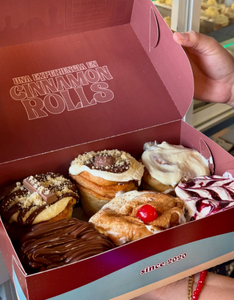 Emballage personnalisé pour pâtisseries, boîte en papier pour biscuits, croissants, gâteaux feuilletés, rouleaux à la cannelle, desserts - Product Image 1