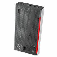 Batterie externe portable 20000mAh, chargeur rapide 22.5W, sortie Type-C, batterie externe pour smartphone, tablette, voyage