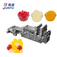 Machine voor het vormen van fruit-smaak kogelvormige sapballetjes voor bubble tea dranken, machine voor het maken van popping/bursting boba.