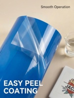 Película Transparente Universal 3T Resistente a los Arañazos e Impermeable, Perfecta para Producción de Impresión Comercial UV DTF