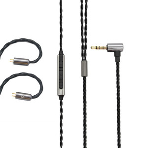 Chrysanthemum 1964 Qdc Ue2pdiy Headphone <b>Cable</b> 2P 0.78 With <b>Mic</b> And Tone Control For Earphones - Product Image 5