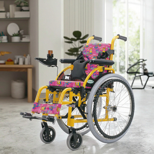 Carrozzina sportiva manuale leggera con sistema di frenatura nocche per bambini dai sette ai quattordici anni - Product Image 5