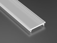 Abat-jour linéaire en polycarbonate plastique OEM, diffuseur PC PMMA pour profilé lumineux LED
