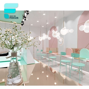 Bán Chạy Ice Cream Nội Thất Nước Ép Thực Phẩm Kiosk Đồ Nội Thất Kẹo Decor Shop Fitout Sữa Nhỏ Thiết Kế Cửa Hàng Trà - Product Image 6