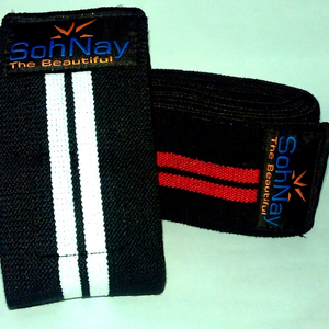 ขายส่งผ้าพันเข่าซิลิโคนยืดหยุ่นแข็งแรง สีตามสั่ง ขนาดเดียวใช้ได้ทุกคน แบรนด์ตามสั่ง ถุงพาวเวอร์แบ็กสำหรับยกน้ำหนัก - Product Image 1