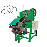 Machine automatique de fabrication de crochets métalliques pour vis roulantes en fil d'acier métallique