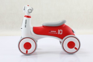 Mini Auto <span class=keywords><strong>Cavalcabile</strong></span> a 4 Ruote in PVC, <span class=keywords><strong>Bici</strong></span> Senza Pedali per Bambini 2-4 Anni - Product Image 4