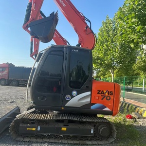 รถขุดฮิตาชิ ZX70 มือสอง 7 ตัน รถขุดฮิตาชิ ZX60 6 ตัน ผลิตในญี่ปุ่น เครื่องไฮดรอลิกแบบตีนตะขาบ มีสินค้าในสต็อก - Product Image 1