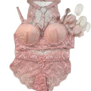 [Secret Thoughts] Sujetador sexy con cuello halter y lencería desmontable para chicas sensuales con copas completas y busto pequeño. - Product Image 5