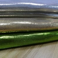Kain Kostum Tari Bahan Poly Spandex Metalik Foil Bermotif Rajut untuk Kostum