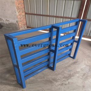 2 vías carretilla elevadora entrada metal apilamiento plataforma de acero para uso de la logística - Product Image 6