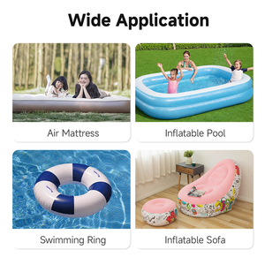 GR-196 DELLATE Electric <b>Air</b> <b>Pump</b> 220V Inflator Deflator for <b>Air</b> <b>Bed</b> Sofa Pool Vacuum Storage Plastic Body Black - Product Image 6