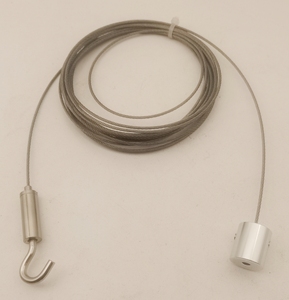 Dễ dàng tự làm cáp Gripper treo <span class=keywords><strong>Kit</strong></span> với an toàn có thể điều chỉnh móc treo hình ảnh treo <span class=keywords><strong>Kit</strong></span> với trần gắn cáp <span class=keywords><strong>Kit</strong></span> - Product Image 2