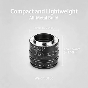 Objectif manuel plein format 50 mm F2.0 pour montures Sony E, Canon RF, Nikon Z, Fujifilm X, L – Corps métallique – Vente en gros OEM usine - Product Image 2