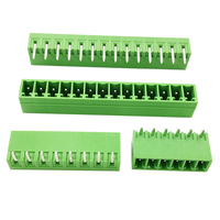 Conector de bloque de terminales PCB de ángulo recto de 90 grados paso macho 3,81 MM