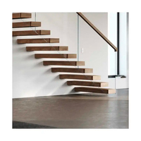 Prix le plus bas Chine Conception d'escalier intérieur de haute qualité Escaliers flottants Marbre Maison moderne Flottant Escalier droit
