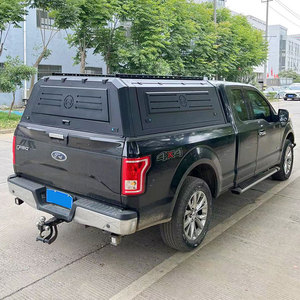 Couverture de lit de cargaison de toit rigide tout-terrain pliable imperméable en alliage d'aluminium de haute qualité pour Ford/<span class=keywords><strong>2022</strong></span> F150 toit d'auvent de camionnette - Product Image 1