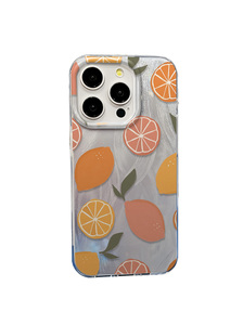 Custodia in TPU con Glitter e Motivo a Foglie di Limone e Arancia, <span class=keywords><strong>Cover</strong></span> Estetica per <span class=keywords><strong>iPhone</strong></span> 17 16 15 14 13 <span class=keywords><strong>Pro</strong></span> Max - Product Image 6