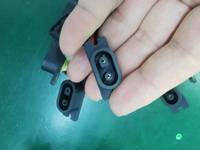 Dapat disesuaikan 2-Pin kecepatan wanita pemasangan kawat otomatis dengan ujung terbuka tumpul PVC kabel konektor tembaga untuk mobil