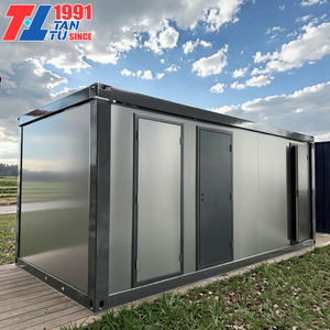 Maison extensible préfabriquée personnalisée en conteneur de 20 pieds, 30 pieds, 40 pieds, avec salle de bain, préfabriquée <span class=keywords><strong>à</strong></span> <span class=keywords><strong>vendre</strong></span>, construction de maison pliable, <span class=keywords><strong>immobilier</strong></span> - Product Image 2