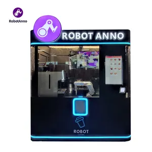 Mesin Vending Robot Kopi 6 Poros, Mesin Barista Kopi Full Robotik