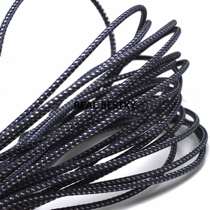 Mới Khoảng 3.1mm màu xanh bện Nylon dây dây với dây thép dây cho Dây chuyền làm vòng tay tự làm làm vật liệu nylon - Product Image 2