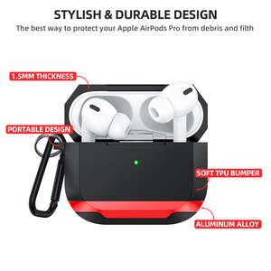 Proveedor de fábrica, estuches para auriculares a prueba de golpes, estuches para auriculares de viaje portátiles de TPU, estuches protectores para <span class=keywords><strong>AirPods</strong></span> Pro <span class=keywords><strong>AirPods</strong></span> 3 2 1 - Product Image 3