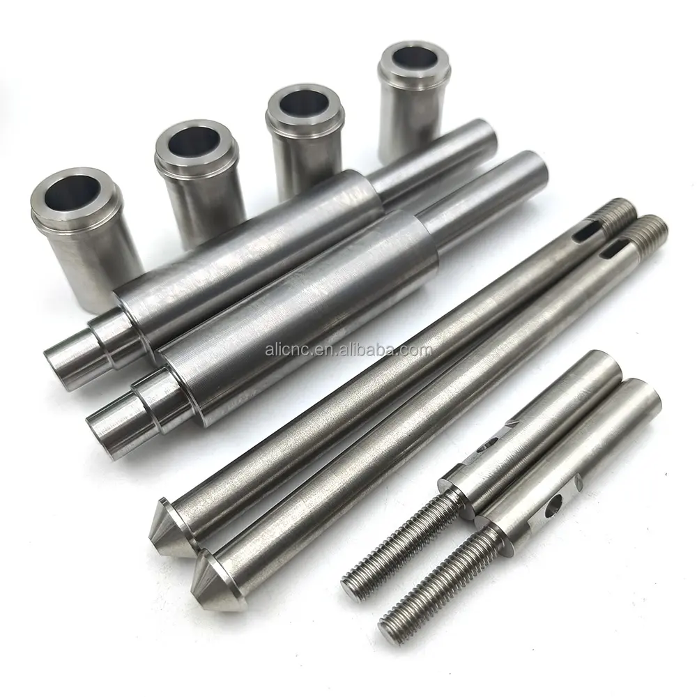 Piezas de mecanizado CNC de aluminio y acero inoxidable de precisión personalizada Servicios de torneado de fresado de mecanizado CNC de metal OEM