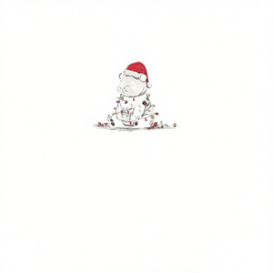 Camiseta con gráficos navideños de Panda y luces de animales para amantes de los animales - Product Image 2