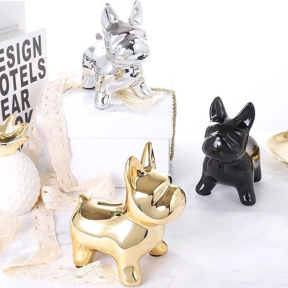 Tirelire Chien Affamé Justup - Mange Pièces Automatique, Yeux & Oreilles Bougent, Cadeau Enfant Anniversaire