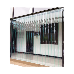 Tissu <span class=keywords><strong>industriel</strong></span> de rideau en bande de PVC teint le fil tissé le modèle simple de style avec le revêtement de PVC pour l'usage d'entrepôt - Product Image 1