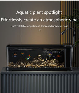 Filtre d'aquarium et générateur d'oxygène tout-en-un pour salon, autocultivateur de bureau avec autocollant décoratif, filtre latéral pour aquarium à courant - Product Image 5