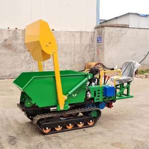 500 кг Колесный мини-самосвал с Briggs stratton мини-самосвал мини-транспортер Трековый носитель с гидравлическим опрокидыванием - Product Image 5