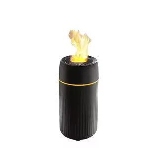 Colorful Flame Aroma Diffuser Car Humidifier 100ml 7 Colors USB portable odor removal flame car aromatherapy machine