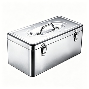Boîtes de rangement personnalisées en acier inoxydable et en aluminium avec support OEM et ODM 14/16/18 pouces - Product Image 1
