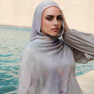 Qualité supérieure Confortable Doux Modal Femmes Ethnique Bandana Respirant À La Mode Hijab Personnalisé Imprimé Musulmans Populaires - Product Image 2