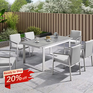 [20% OFF] sẵn sàng để tàu đồ gỗ ngoài trời Vườn soof Set với hố lửa, ăn uống ngoài trời Set, Sun Lounger cho Patio, khách sạn, khu nghỉ mát - Product Image 5