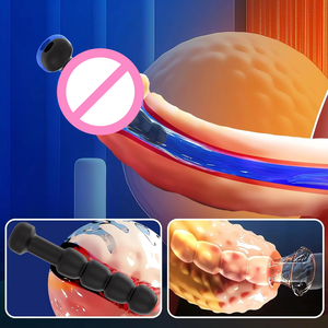 Sonde urétrale médicale en silicone en gros - Plug pénien creux à plusieurs billes, stimulateur souple, étanche, <span class=keywords><strong>sextoy</strong></span> <span class=keywords><strong>BDSM</strong></span> pour hommes - Product Image 5