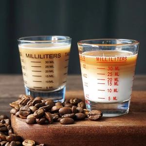 30 ml Ölçekli Ölçüm Bardağı Espresso, Pişirme Ölçümleri, Kokteyller ve İçki Servisi için Mükemmel - Product Image 2